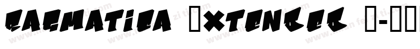 ragmatica Extended B字体转换